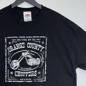 Vintage Y2K 2000's Orange County Choppers T-Shirt Black Motorcycle XL
